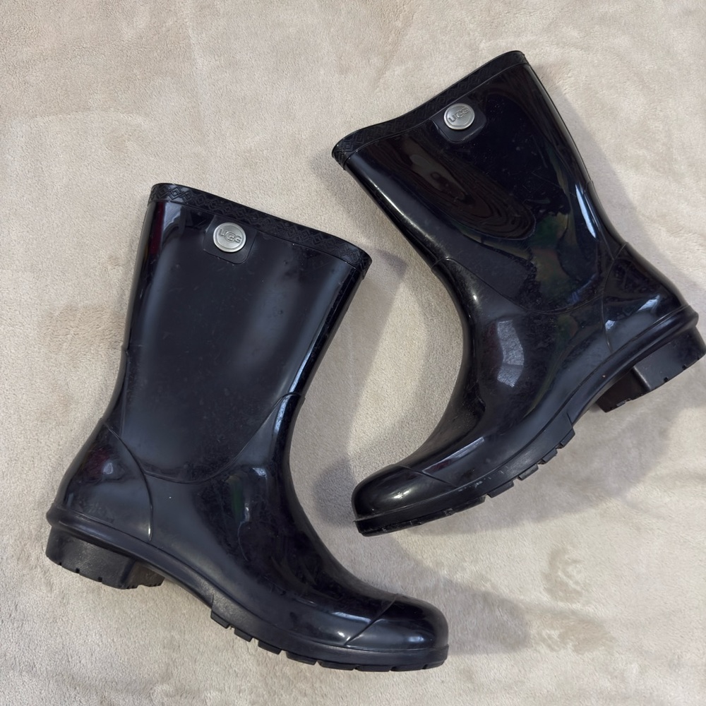 Black UGG Rain Boots